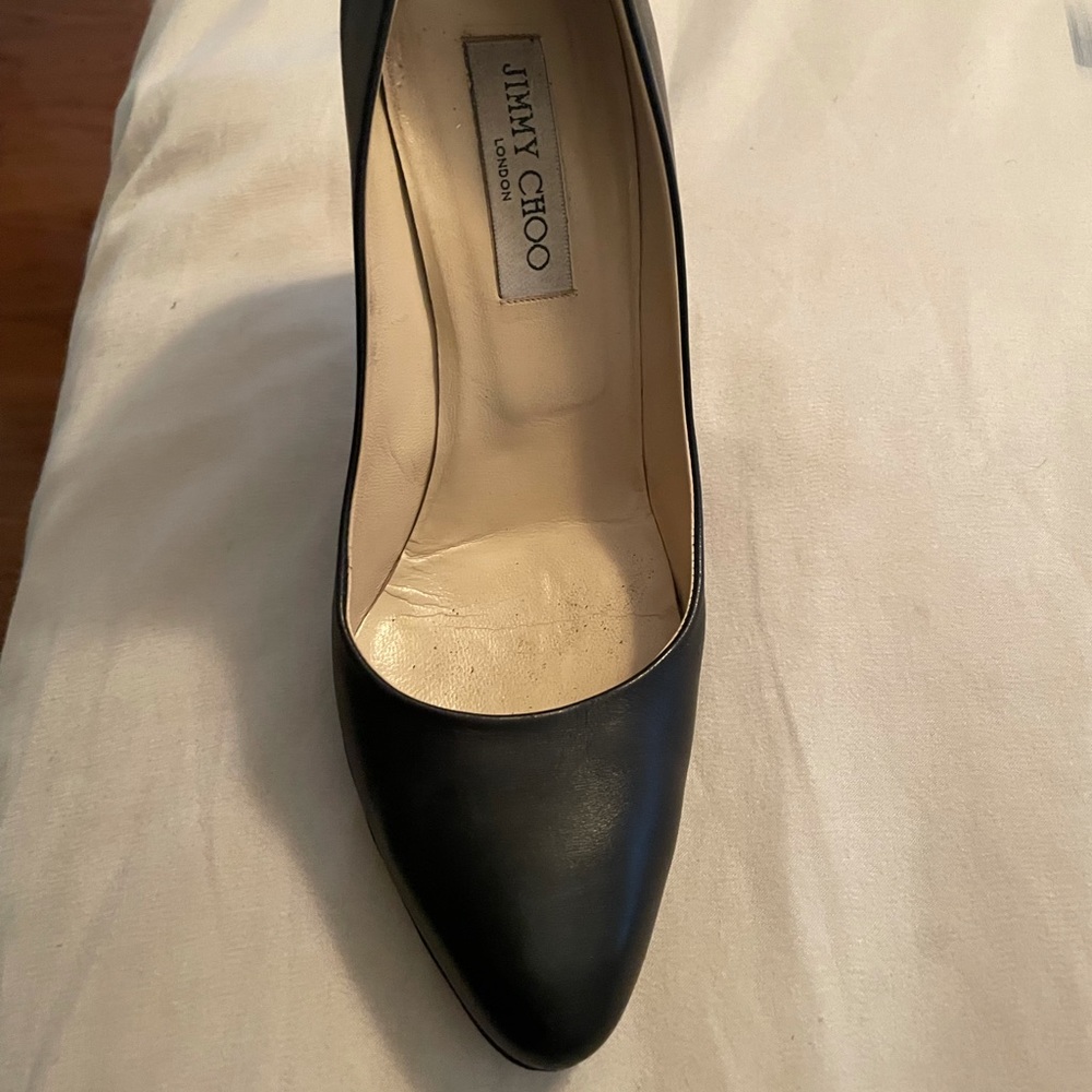 Black jimmy choo heel